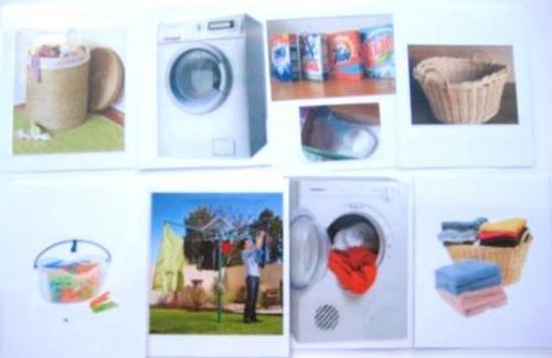 8-card STORY of WASHING CLOTHES