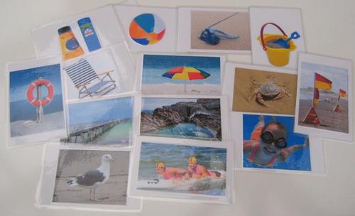 Full 23-card BEACH set, cards only