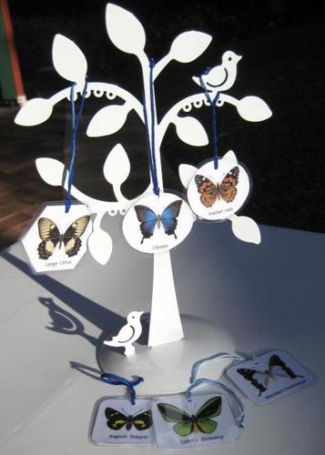 LANGUAGE TREE in White  or Black Metal