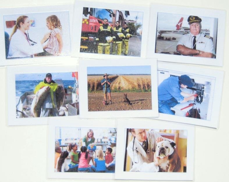 8-card OCCUPATIONS, Set #2