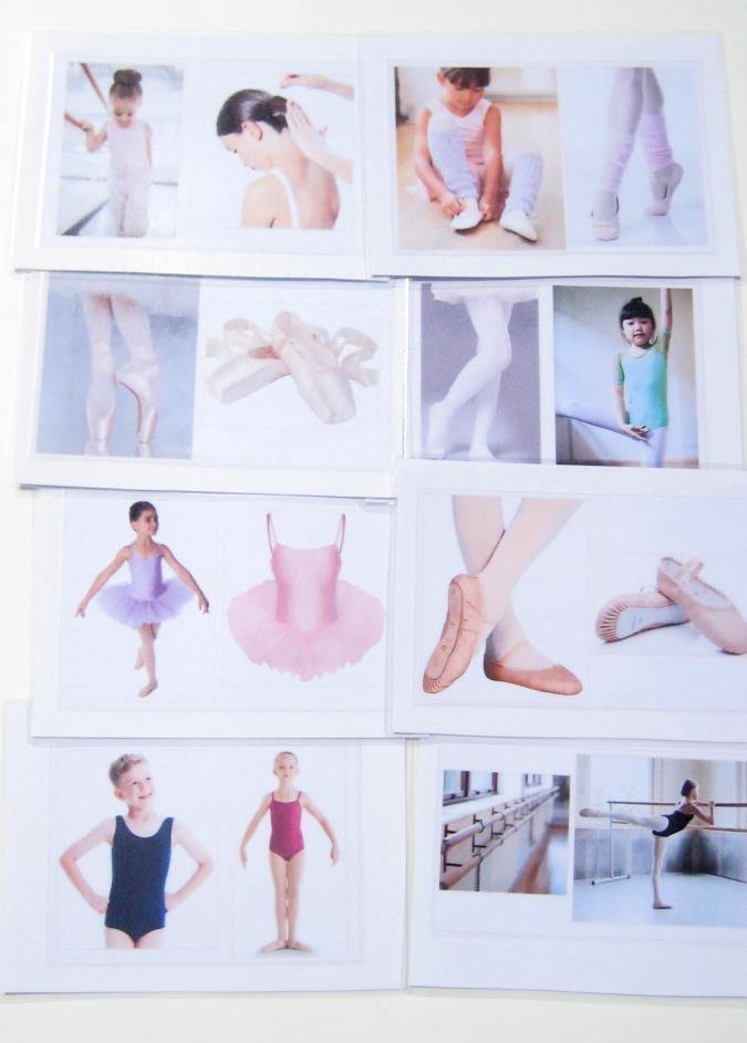 8 BALLET Cards