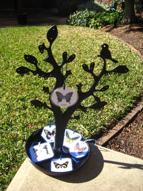 LANGUAGE TREE in White  or Black Metal — view 2