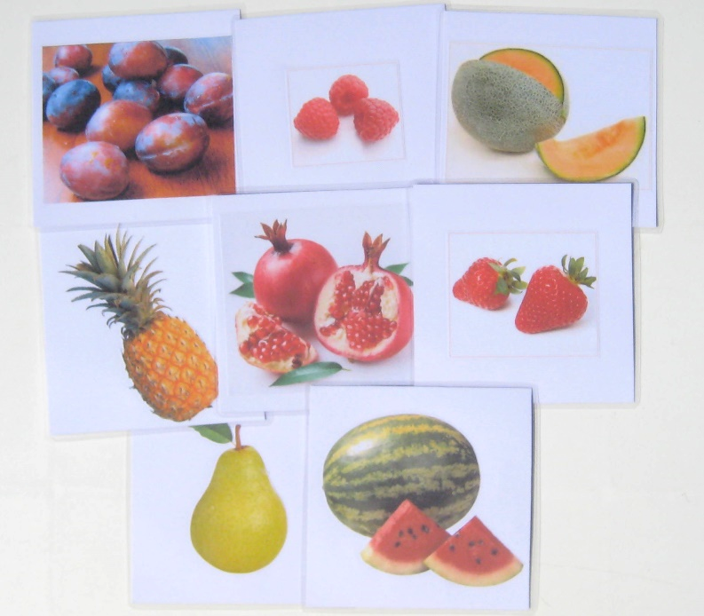 8-card FRUITS, Set #4, cards only