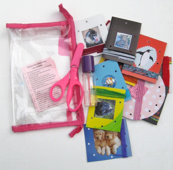 SEWING ACTIVITY in a ZIP BAG — view 2