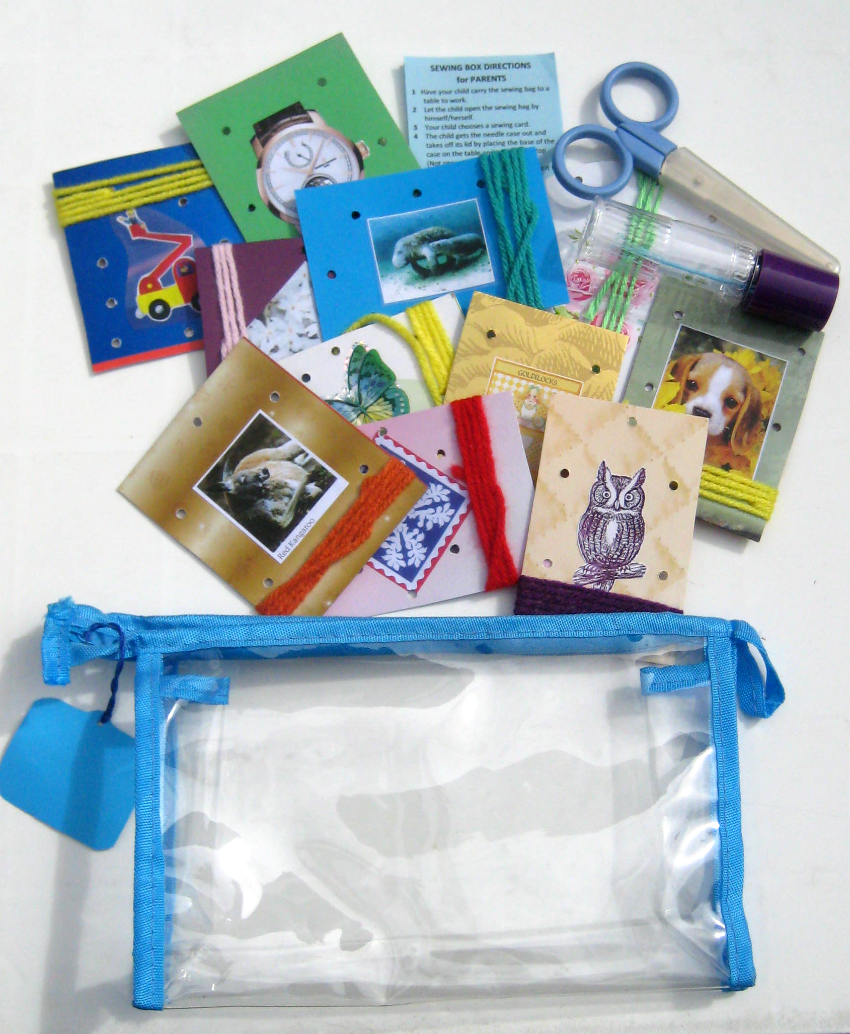 SEWING ACTIVITY in a ZIP BAG
