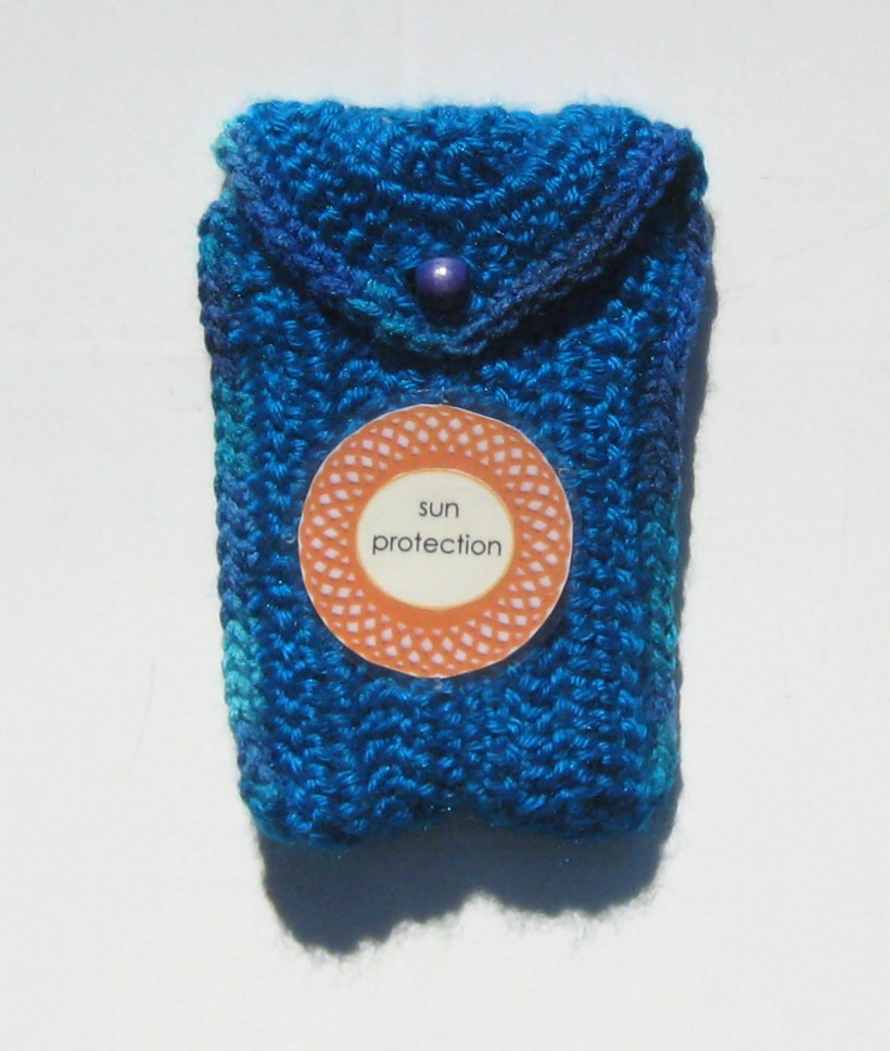 CROCHETED POUCH #1 for SUN PROTECTION — view 2