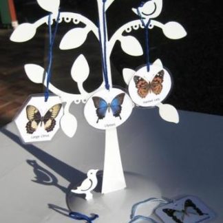 LANGUAGE TREE in White or Black Metal