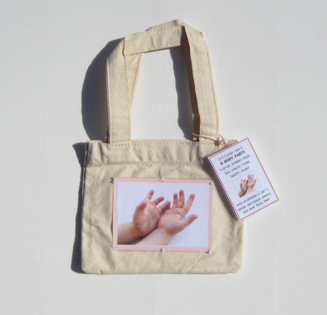 8 BODY PARTS, Set #2, cards only in Tote Bag