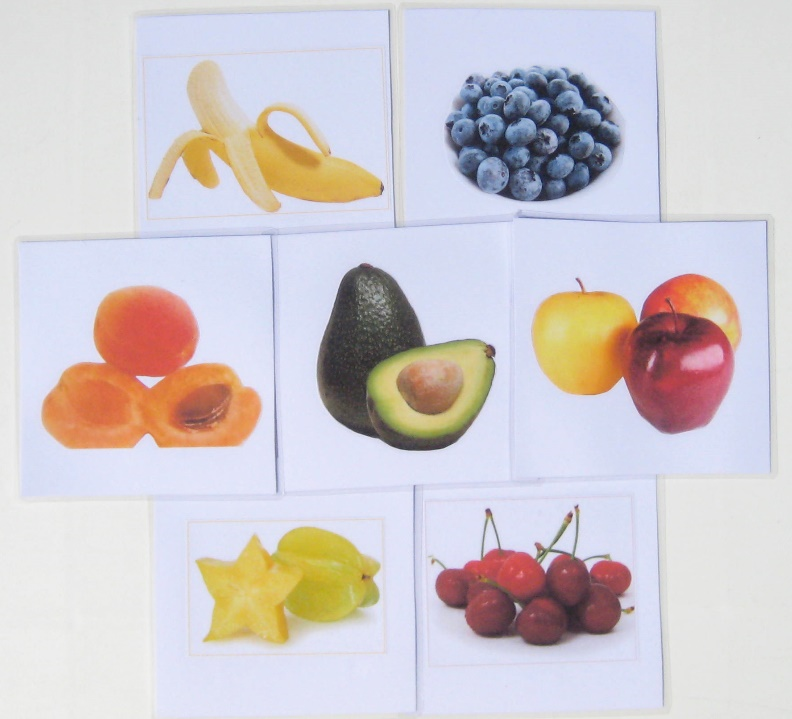 7-card FRUITS, Set #1