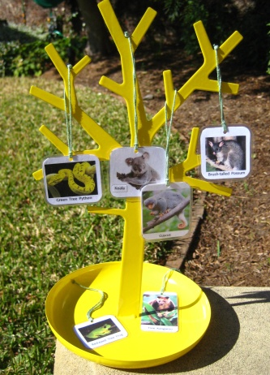 LANGUAGE TREE in Red or Yellow Metal - Image 2